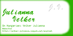 julianna velker business card